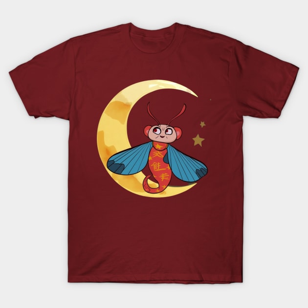Chinese Moon Moth T-Shirt by YuriArt